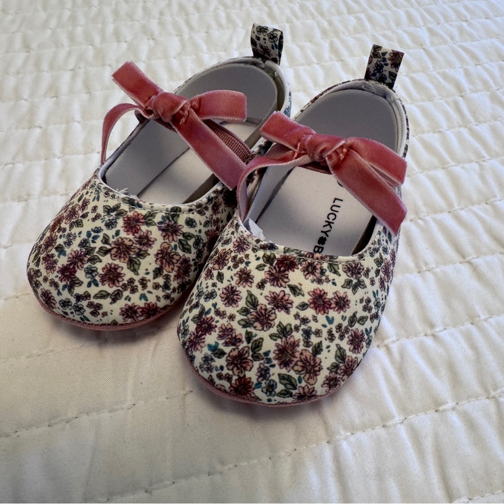 Floral Lucky Brand Infant Shoes- Size 3